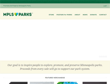 Tablet Screenshot of lovemplsparks.org